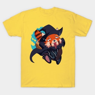 How Do You Stop This Thing!? - Red Panda Witch T-Shirt